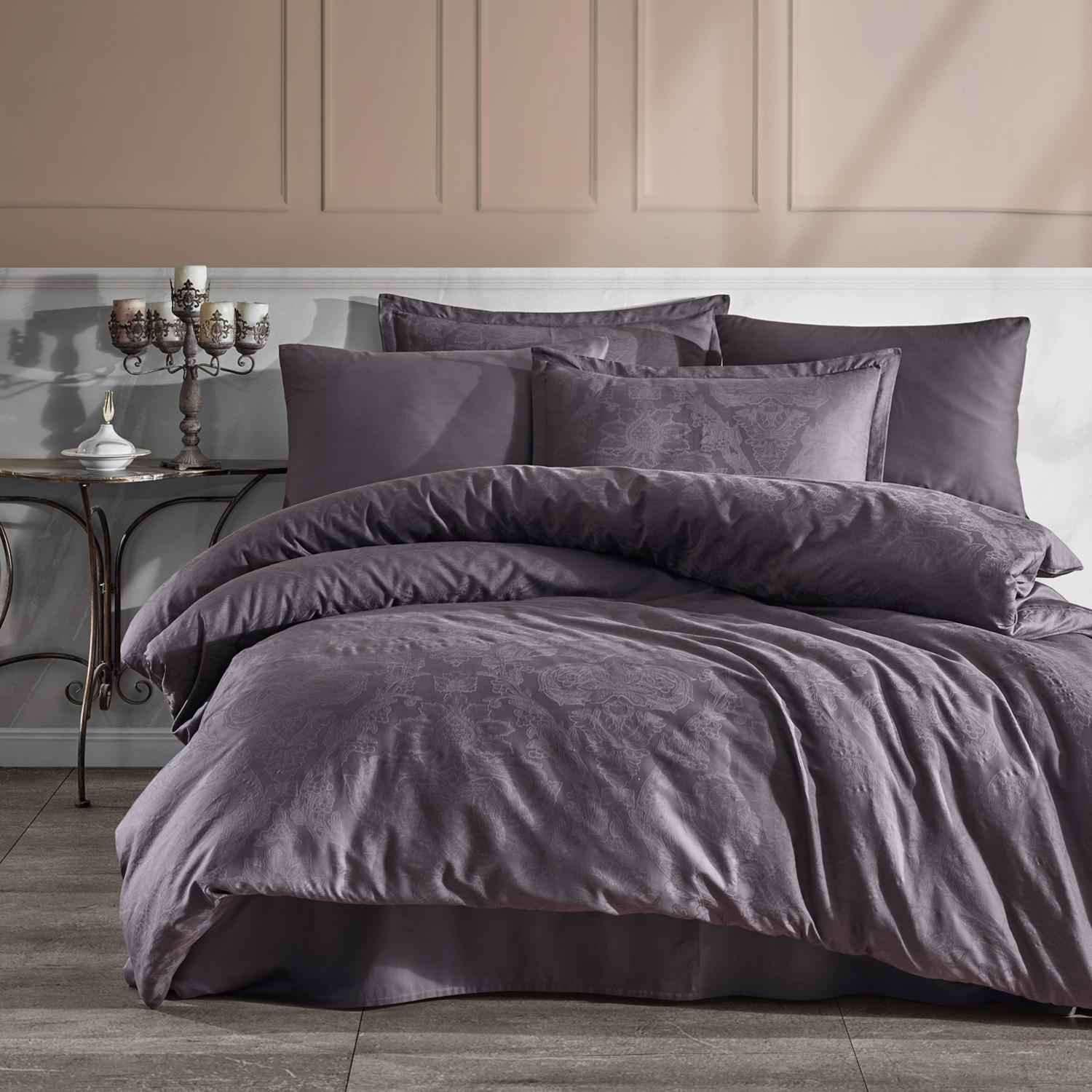 Lenjerie de pat Jacquard 100% bumbac – eleganță și rafinament în dormitorul tău! ✨💤