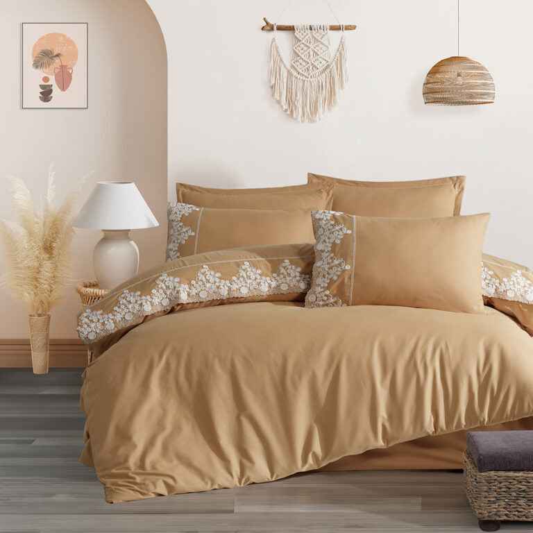 Lenjerie de pat Jacquard 100% bumbac – eleganță și rafinament în dormitorul tău! ✨💤
