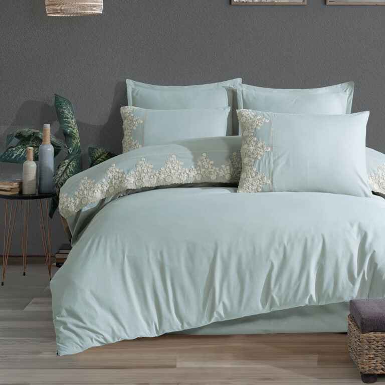 Lenjerie de pat Jacquard 100% bumbac – eleganță și rafinament în dormitorul tău! ✨💤