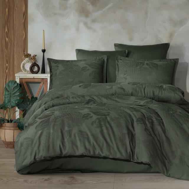 Lenjerie de pat Jacquard 100% bumbac – eleganță și rafinament în dormitorul tău! ✨💤